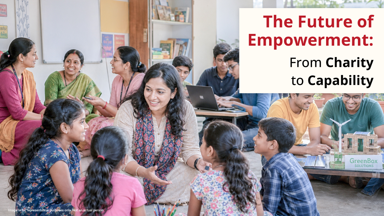 The future of empowerment, moving from charity to capability-building